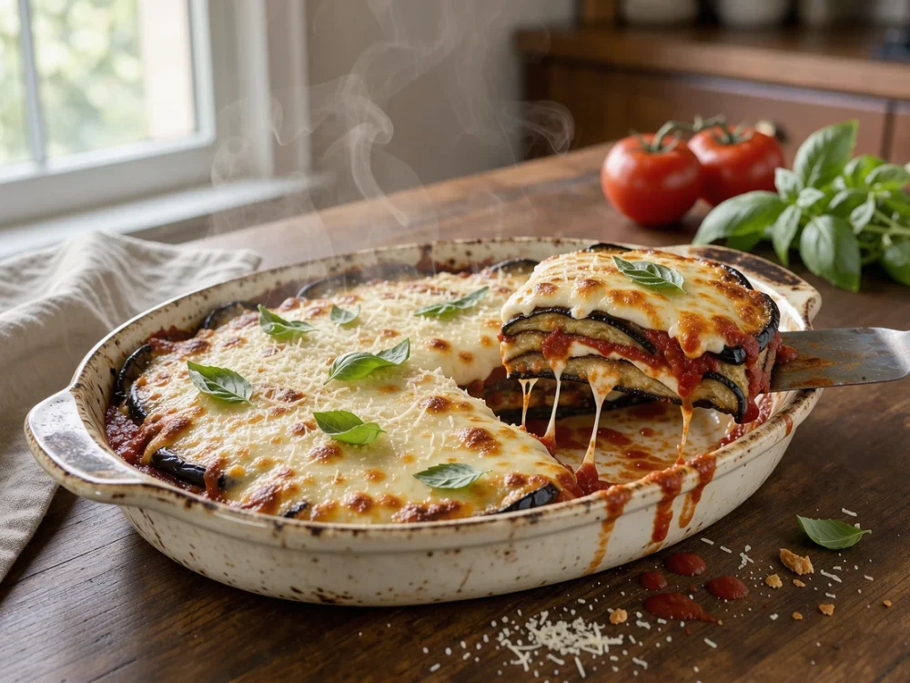 Aubergines parmigiana : le gratin fondant à la tomate et à la mozzarella