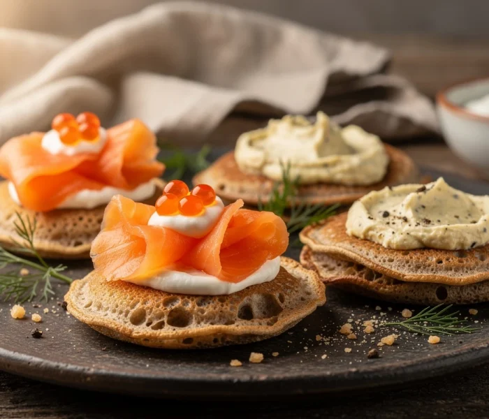 Blinis à la farine de sarrasin