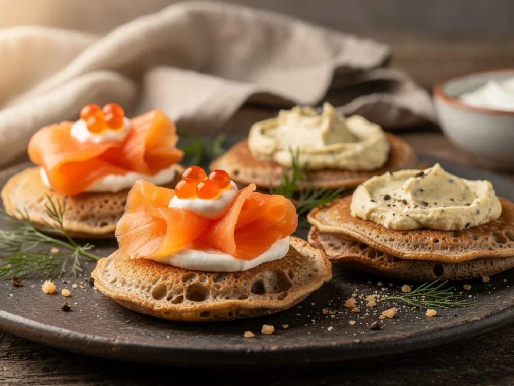 Blinis à la farine de sarrasin