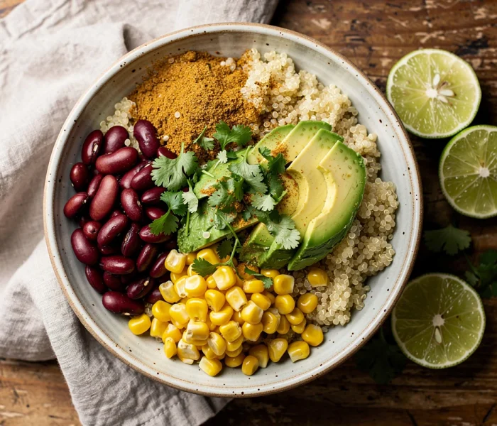 Bowl de quinoa façon Tex-Mex