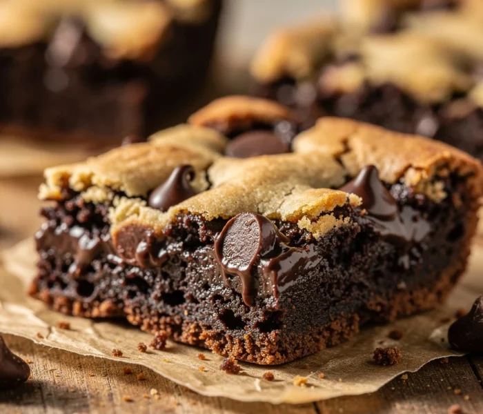Brookie maison : la rencontre du brownie et du cookie
