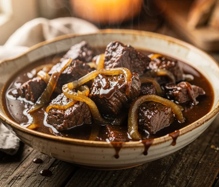 Carbonnade flamande au pain d'épices
