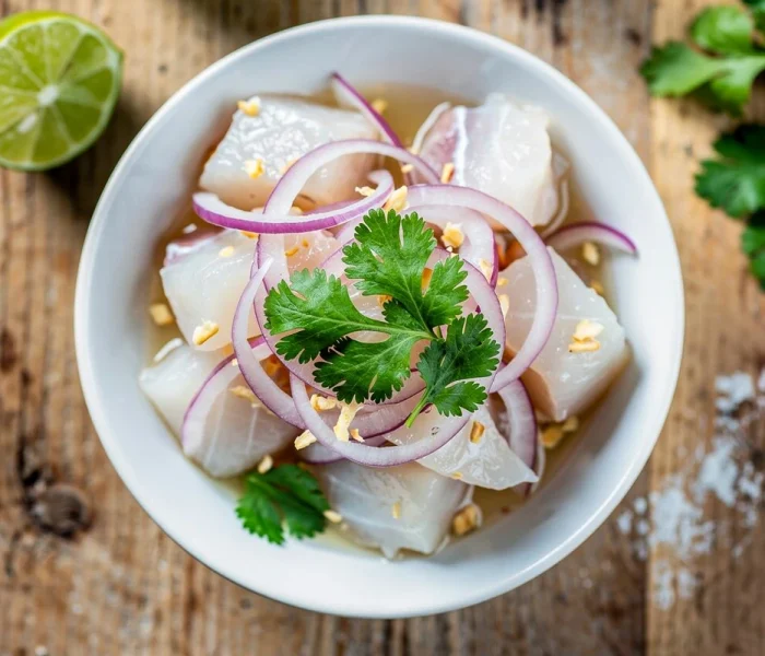 Ceviche de dorade au citron vert