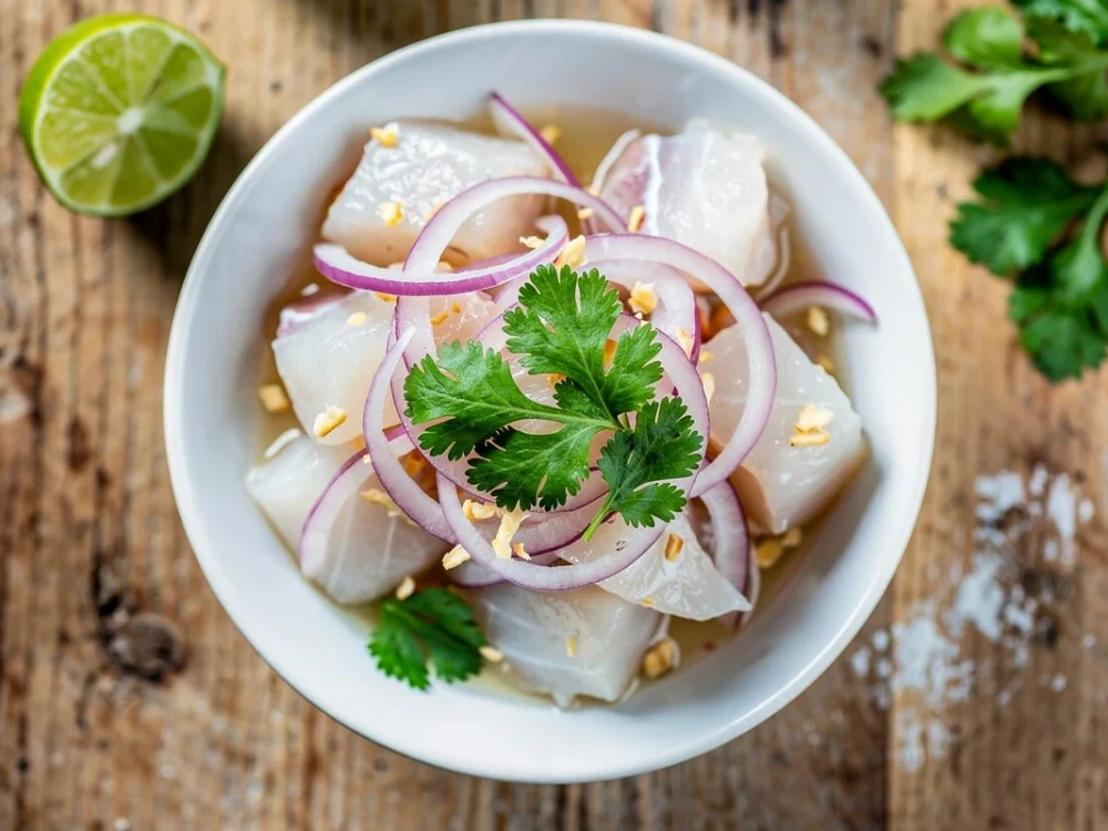 Ceviche de dorade au citron vert