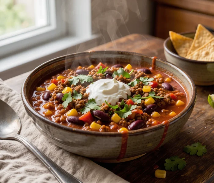 Chili sin carne {version végétarienne facile}