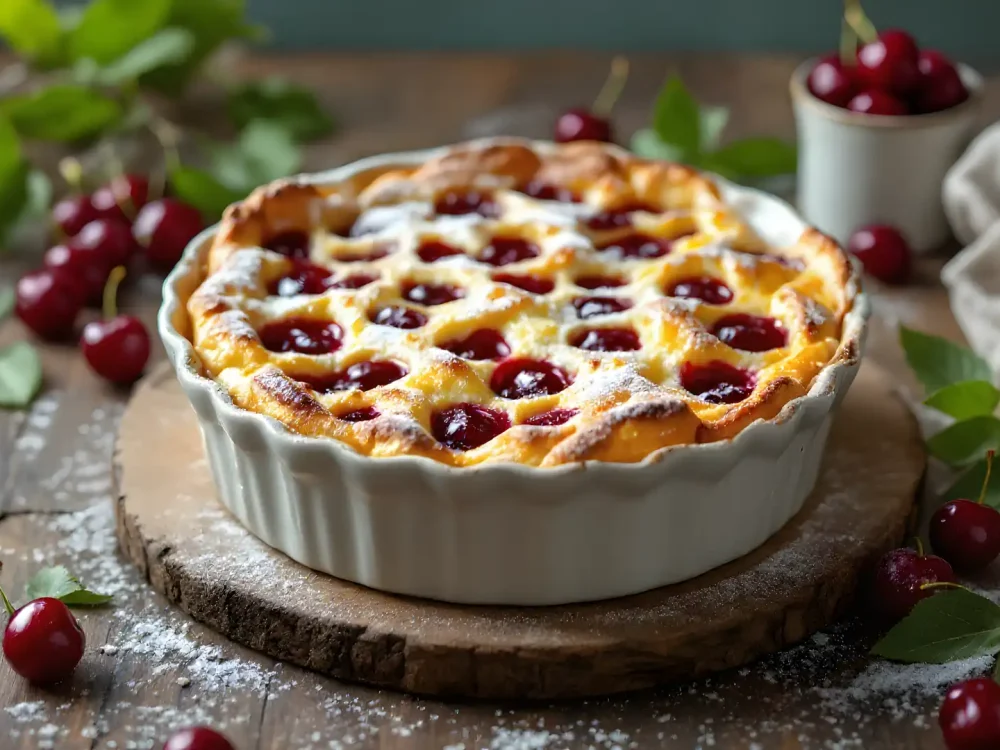 Clafoutis aux cerises - Recettes en famille