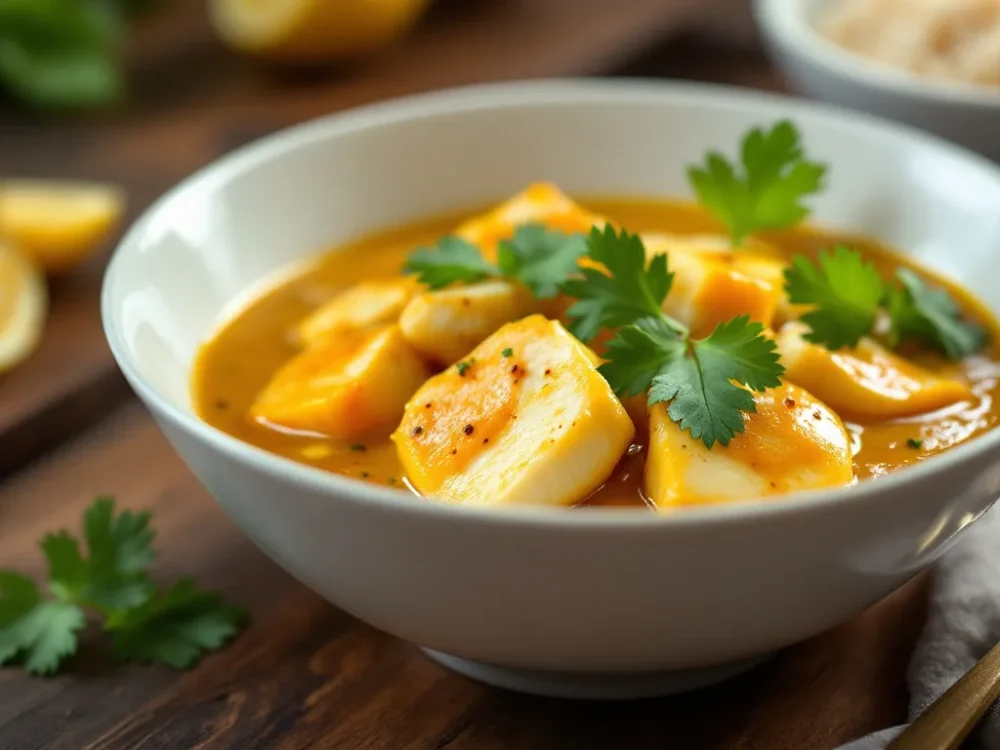 Curry de congre Recettes en Famille