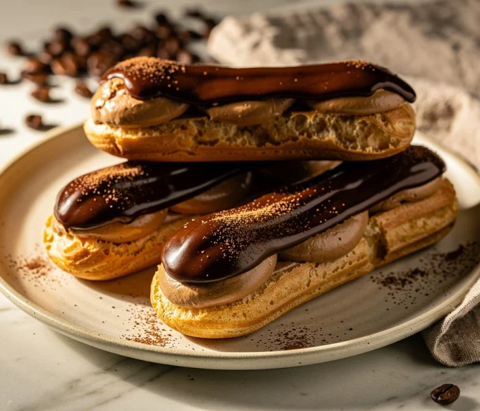 Éclairs au café maison