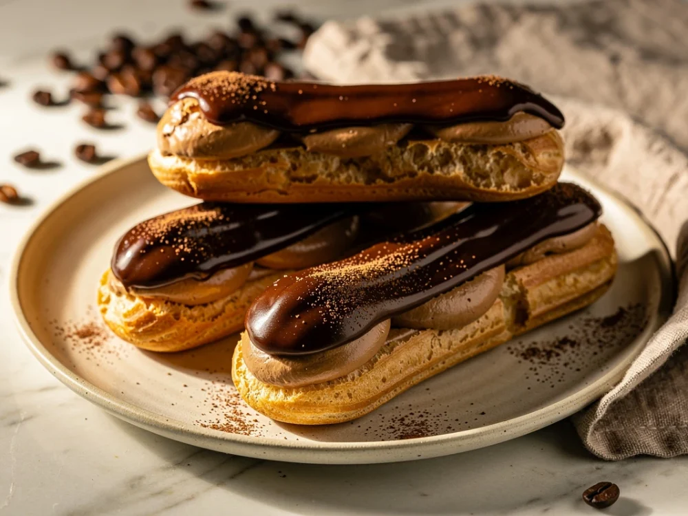 Éclairs au café maison