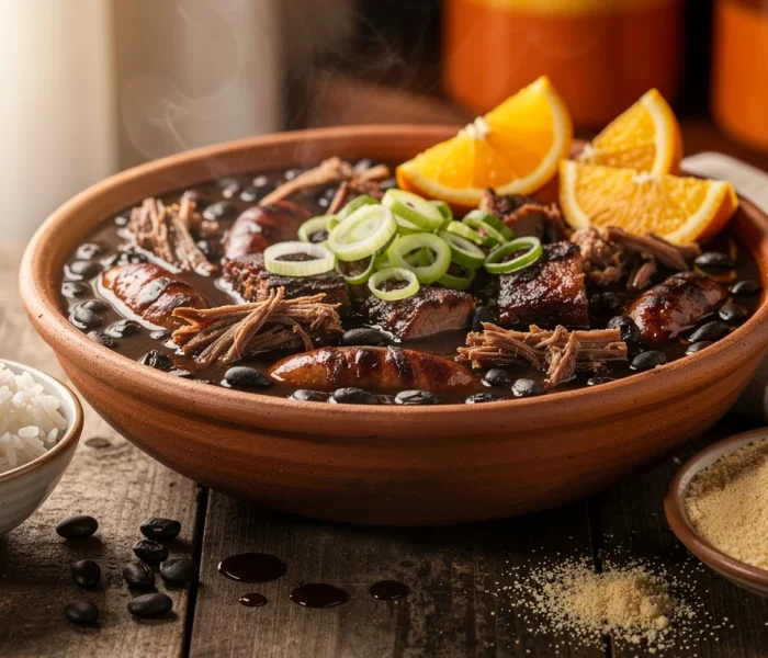 Feijoada brésilienne : le grand ragoût de haricots noirs