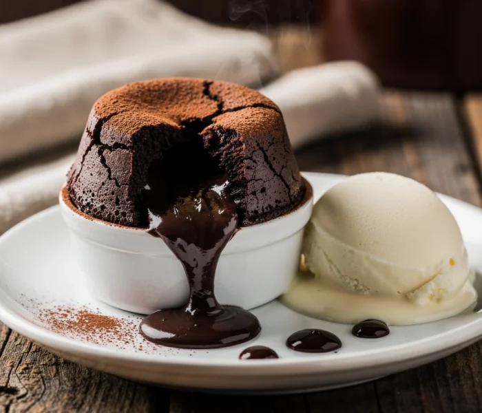 Fondant au chocolat cœur coulant