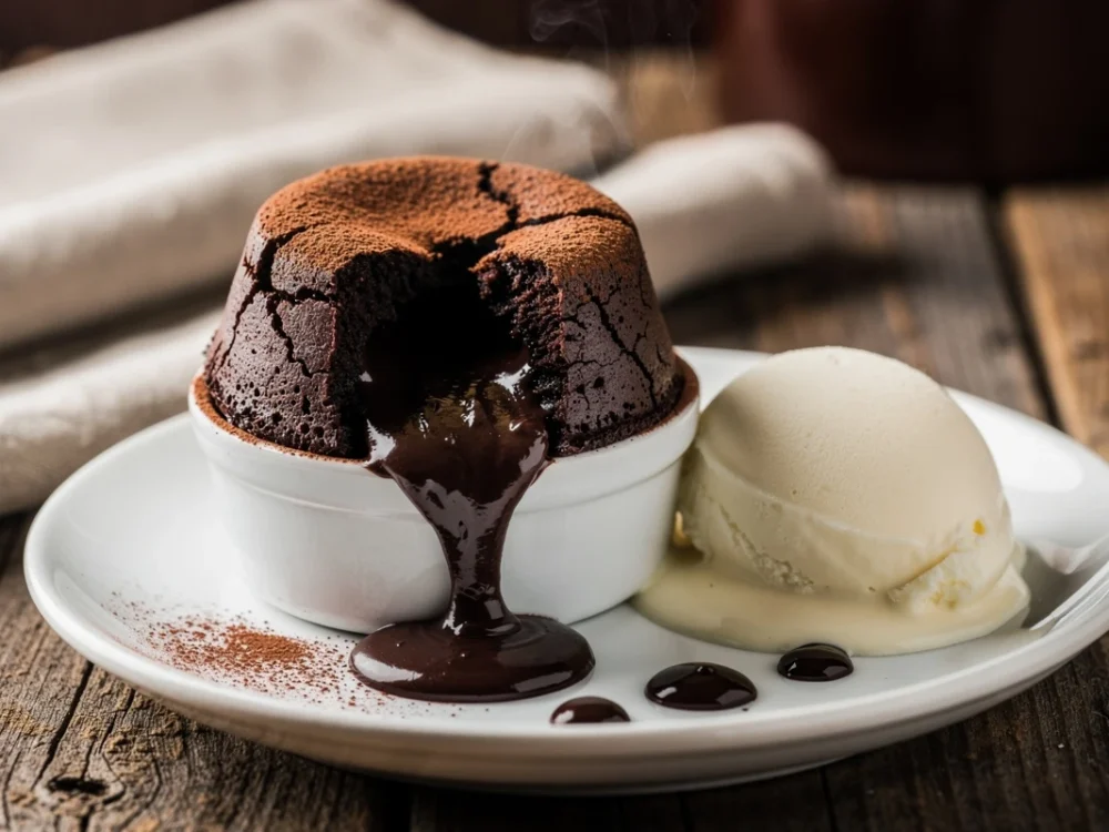 Fondant au chocolat cœur coulant