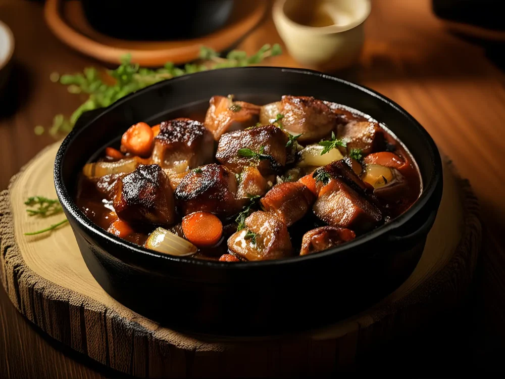 Fricassée de Porc au Floc de Gascogne - Recettes en famille