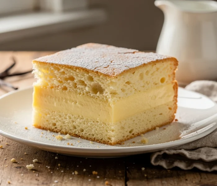Gâteau magique à la vanille