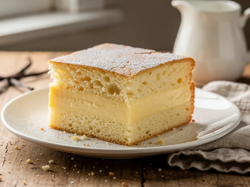 Gâteau magique à la vanille