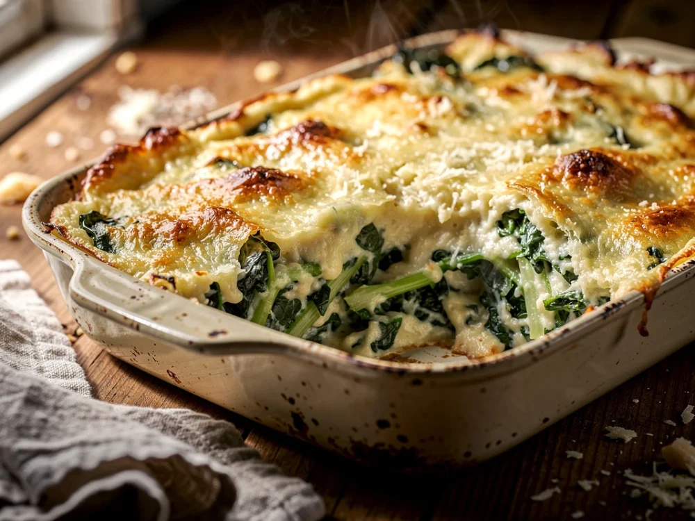 Gratin de blettes à la béchamel {recette familiale facile}