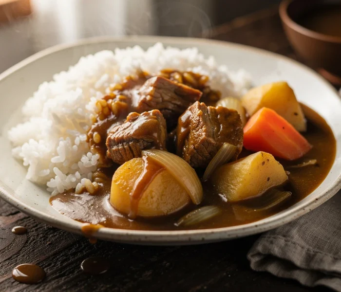 Kare Raisu {curry japonais maison facile}