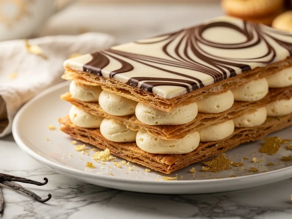 Mille-feuille à la vanille