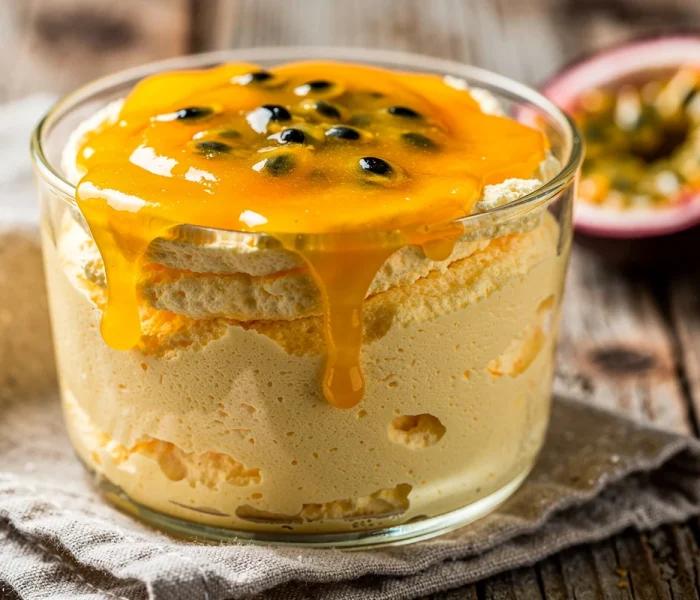 Mousse aux fruits de la passion