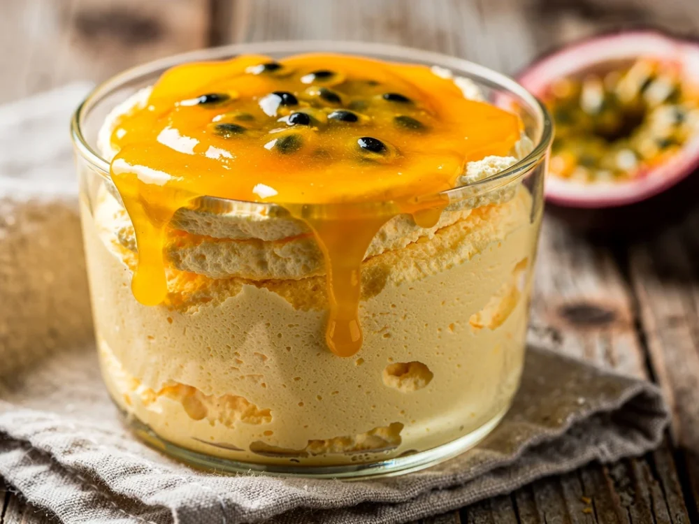 Mousse aux fruits de la passion