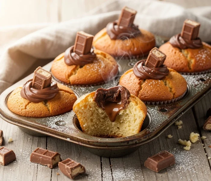 Muffins Gourmands Kinder Bueno