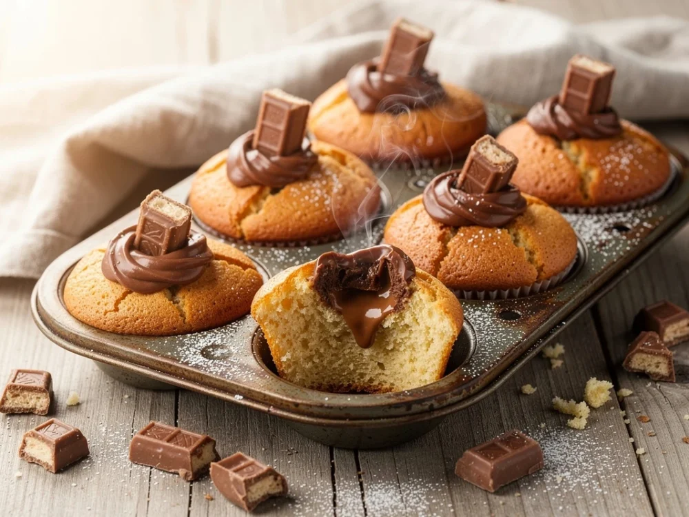 Muffins Gourmands Kinder Bueno