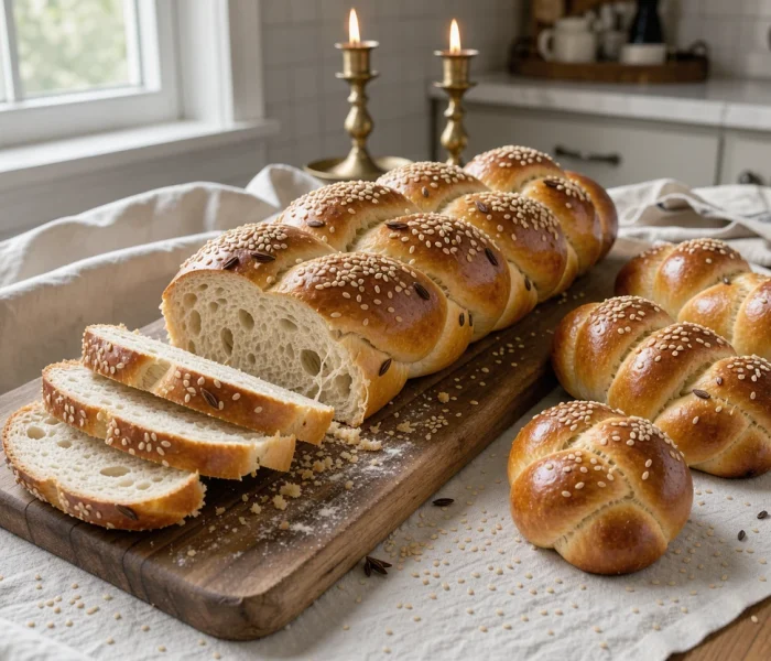 Pain hallah (pain juif traditionnel du Shabbat)