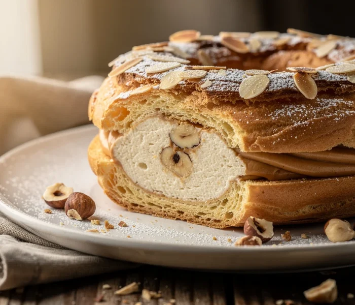 Paris-Brest à la crème pralinée