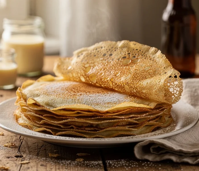 Pâte à crêpes à la bière