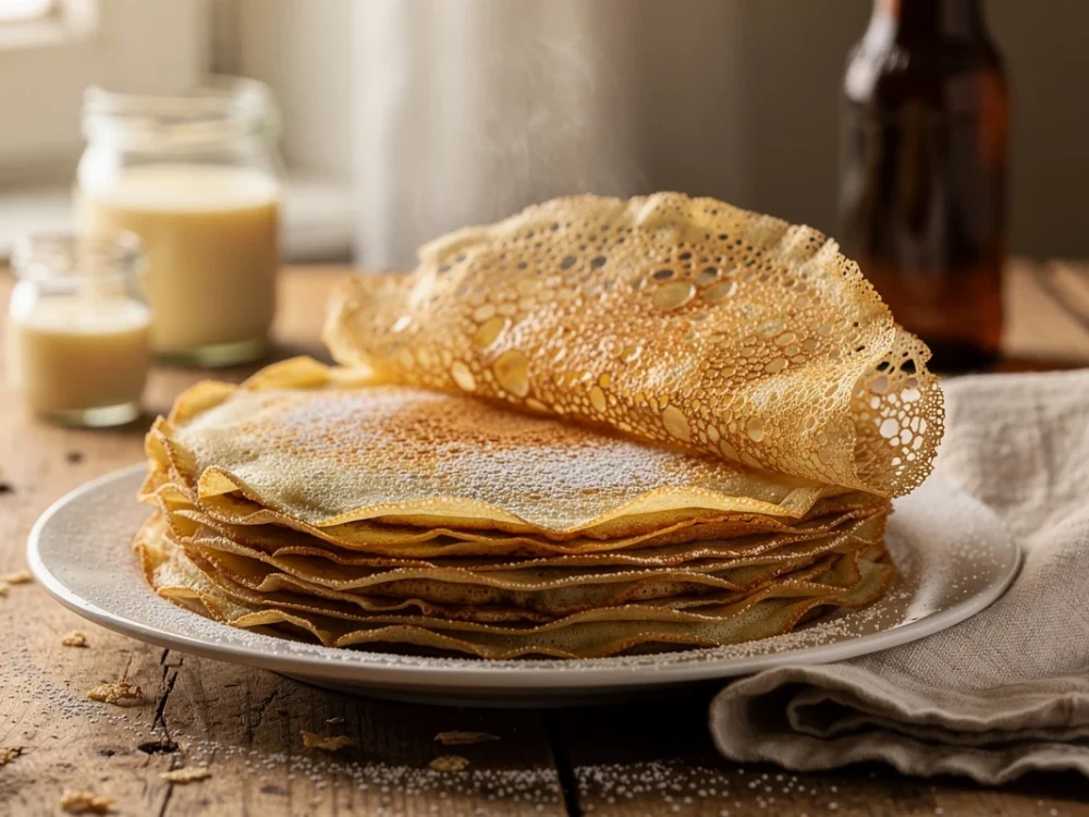 Pâte à crêpes à la bière