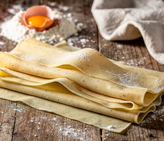 Pâte à lasagnes fraîche maison