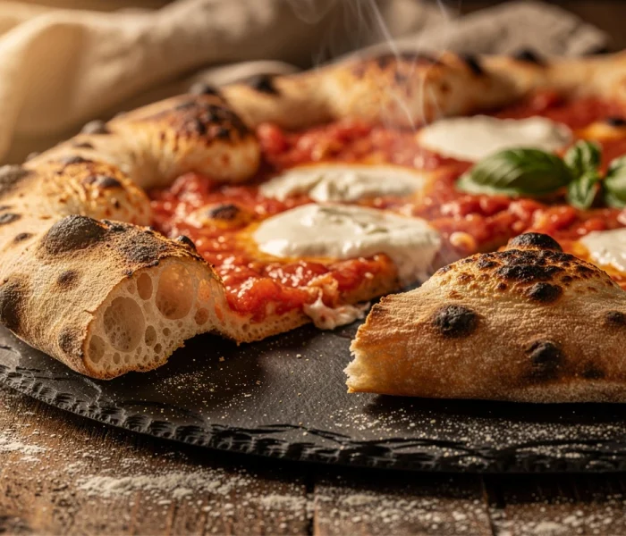 Pâte à pizza napolitaine {longue maturation}