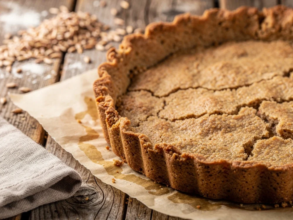 Pâte à tarte rustique à la farine d'épeautre