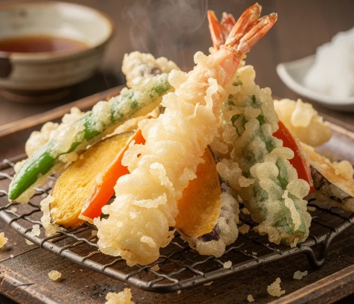 Pâte à tempura japonaise croustillante