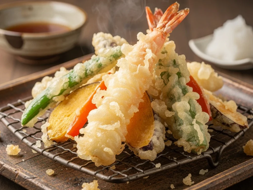 Pâte à tempura japonaise croustillante