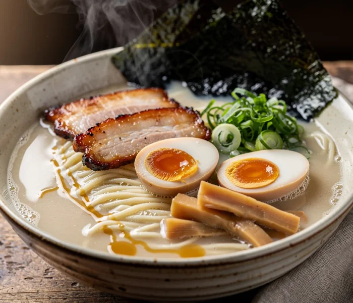 Ramen au porc tonkotsu : le bouillon blanc de Kyushu