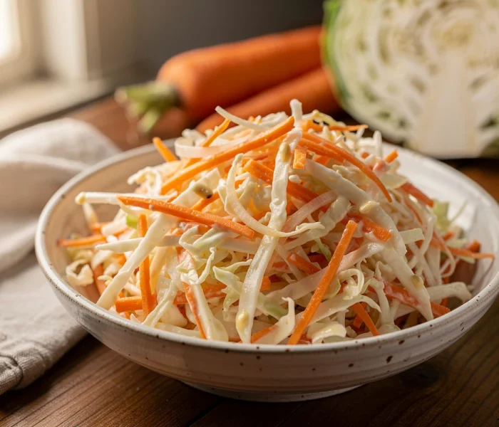Salade de chou blanc façon coleslaw