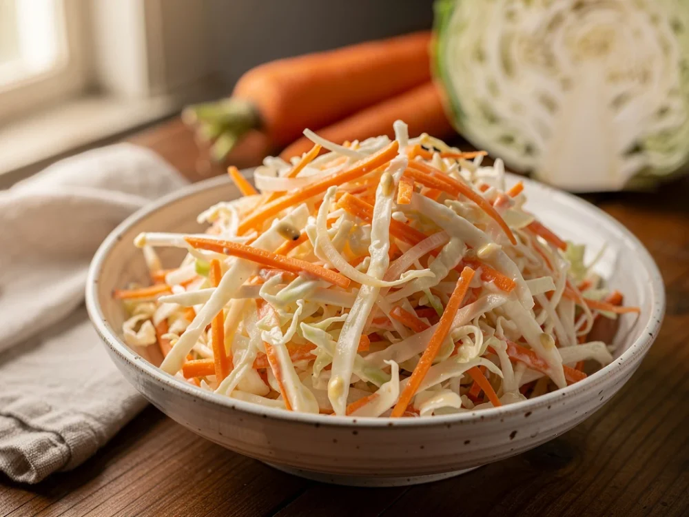 Salade de chou blanc façon coleslaw