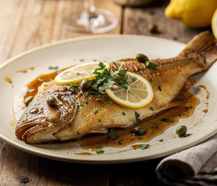Sole meunière au beurre citronné