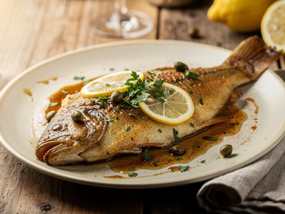 Sole meunière au beurre citronné