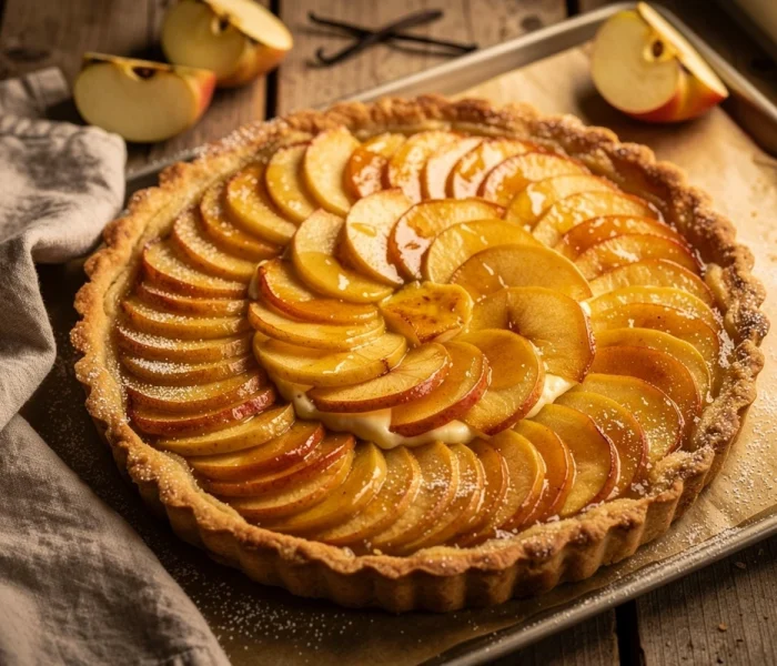 Tarte aux pommes facile à l'ancienne {recette maison}