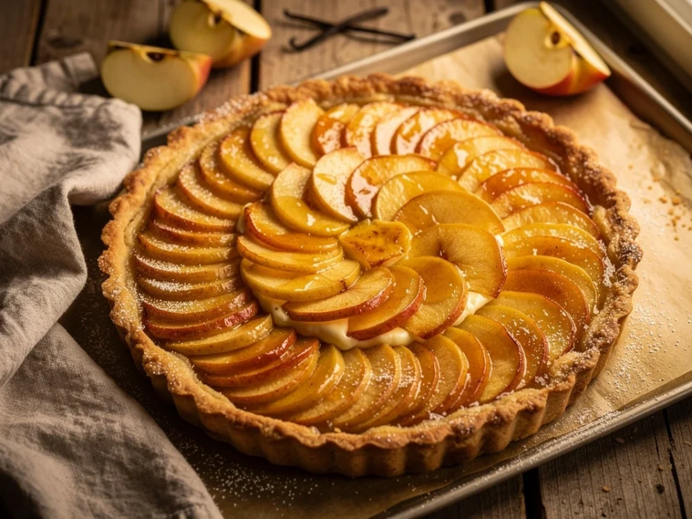 Tarte aux pommes facile à l'ancienne {recette maison}