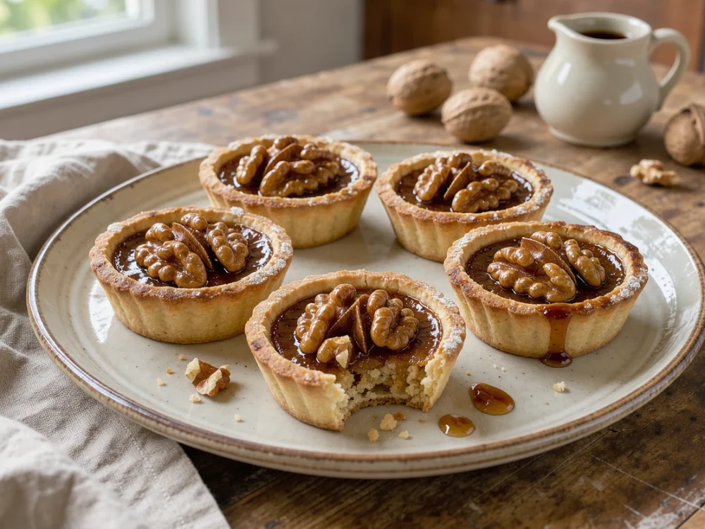 Tartelettes aux noix et sirop d'érable {recette facile}