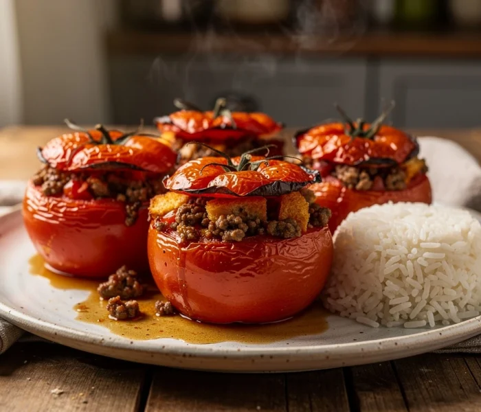 Tomates farcies façon grand-mère {recette maison authentique}